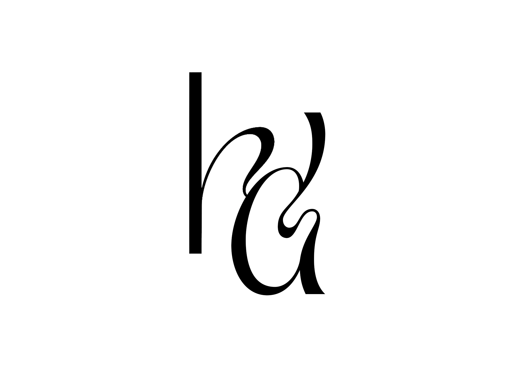 HealoDerm hd monogram logo mark from the brand board